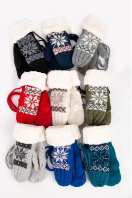 Дитячі рукавиці утеплені 